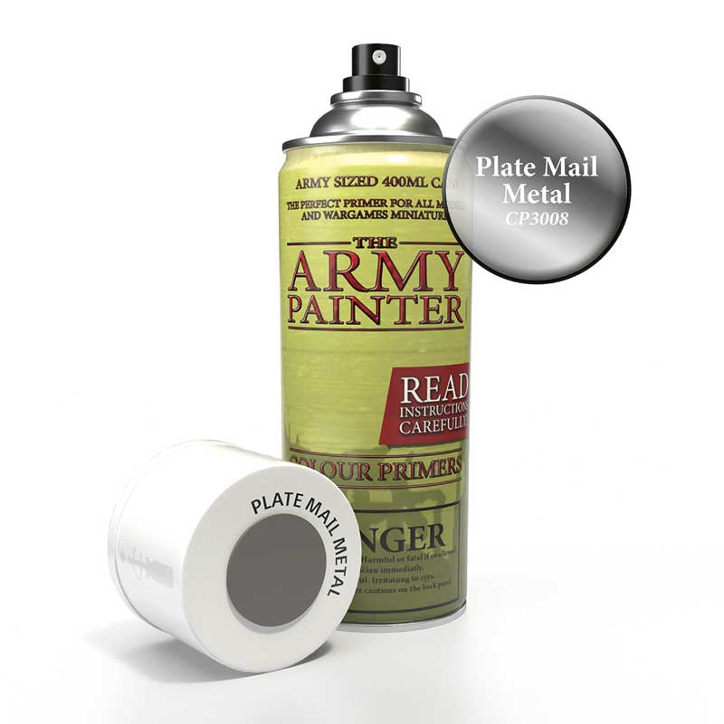 Colour Primer Spray - Platemail Metal