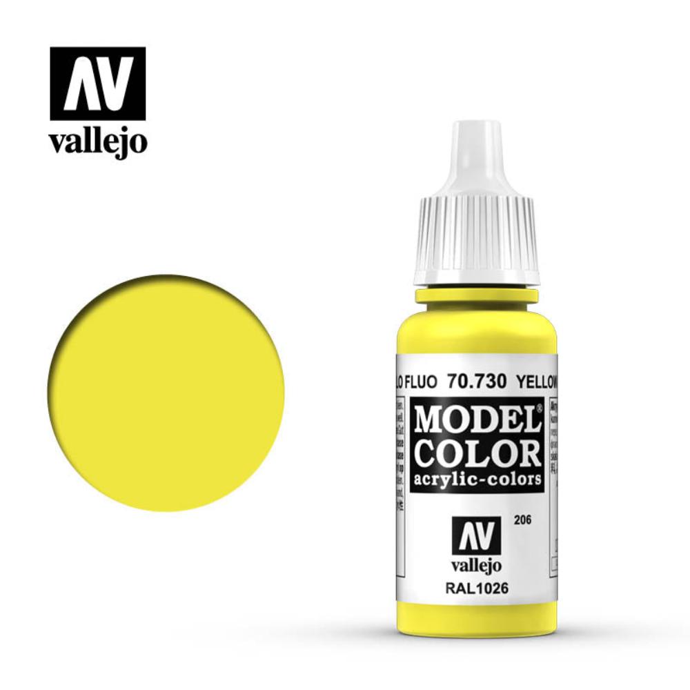 Model Color - 206 - Gelb fluoreszierend/Fluorescent Yellow, 17 ml (70.730)