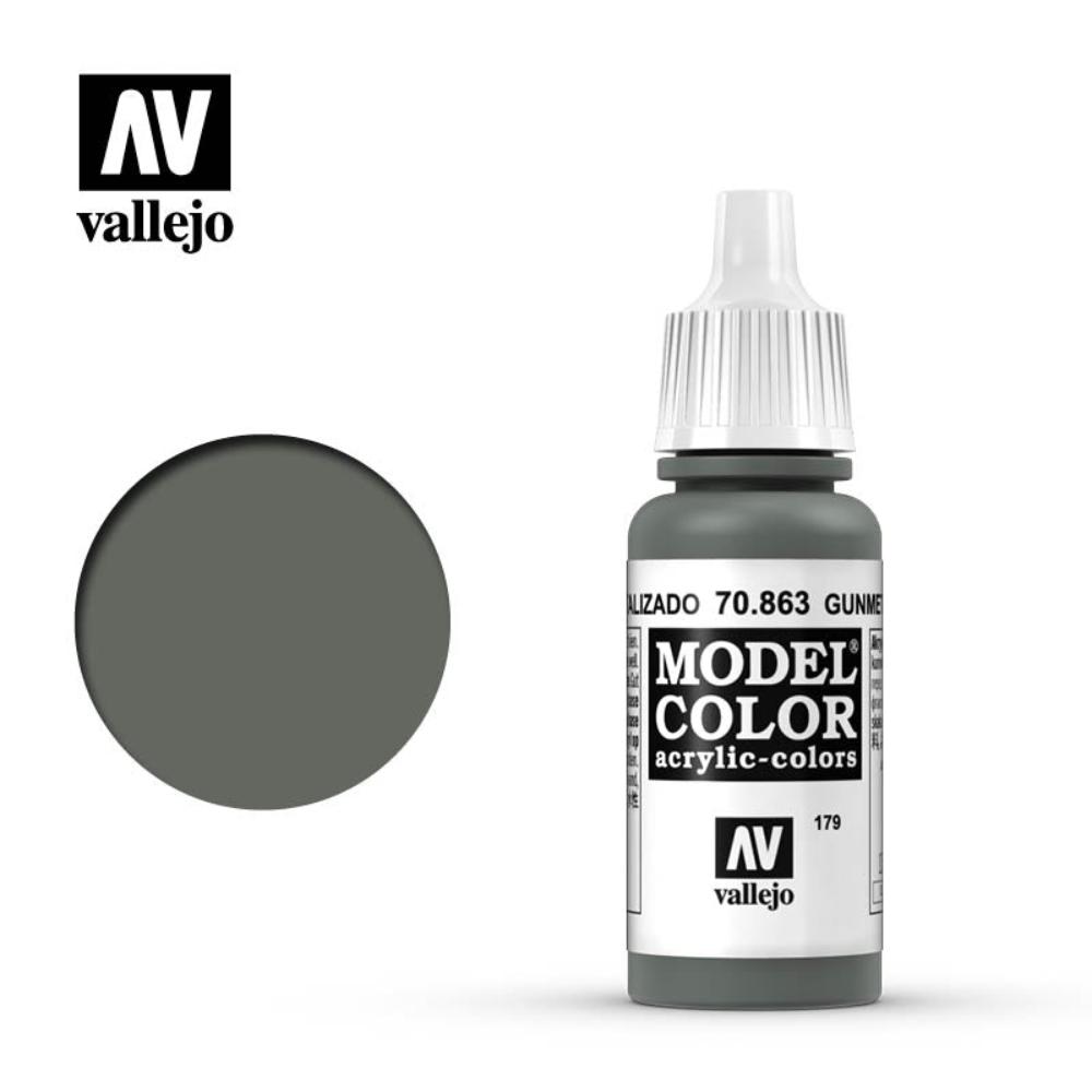 Model Color - 179 - Metallgrau/Gunmetal Grey, 17 ml (70.863)