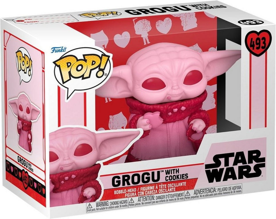 Funko POP! Star Wars Valentines - Grogu with Cookies - 493