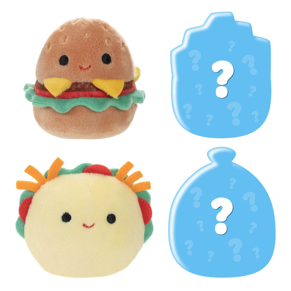 Squishville Mini Squishmallows Plüschfiguren 4er-Pack Snack Squad 5 cm