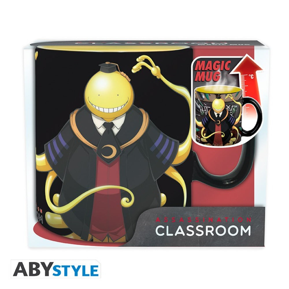 ASSASSINATION CLASSROOM - Mug Heat Change - 460 ml - Koro attacked