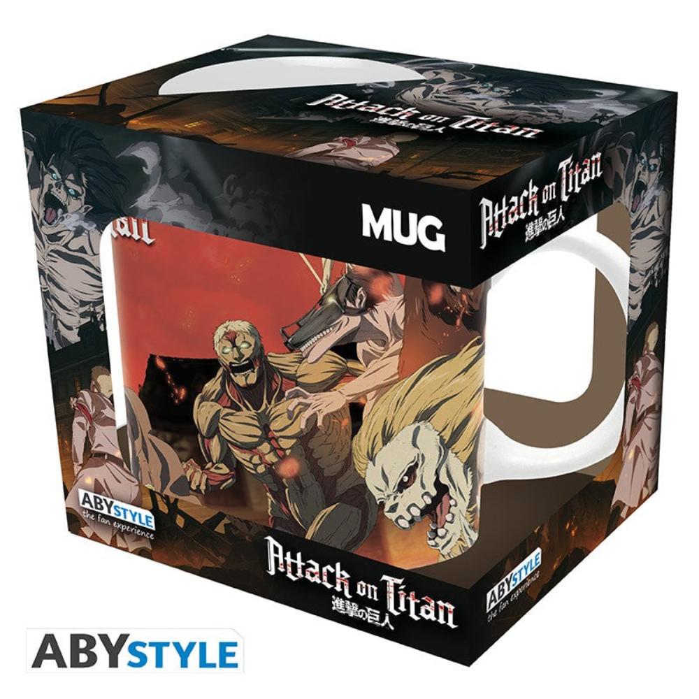 ATTACK ON TITAN - Mug - 320 ml - Battle scene season 4