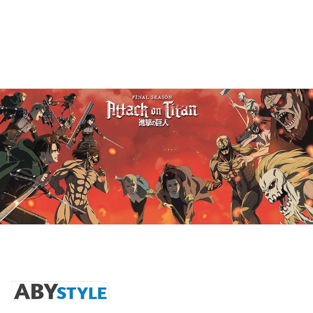 ATTACK ON TITAN - Mug - 320 ml - Battle scene season 4