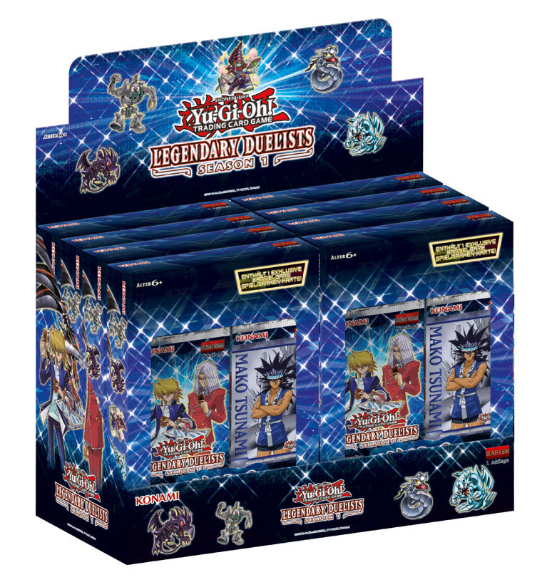 Yu-Gi-Oh! - Legendary Duelists - Season 1 Display (8 Packs) deutsch