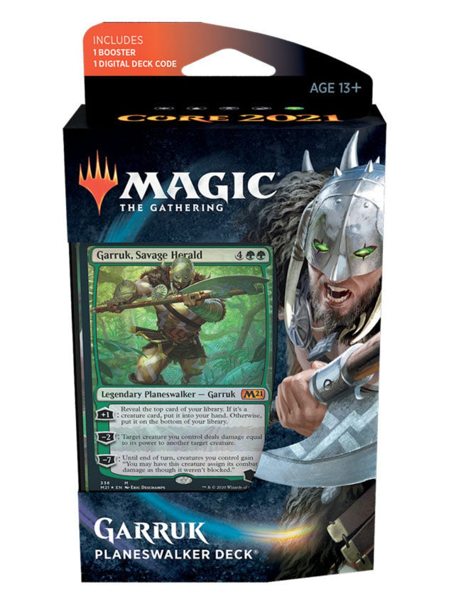 Core Set 2021 Planeswalker Deck Garruk - englisch