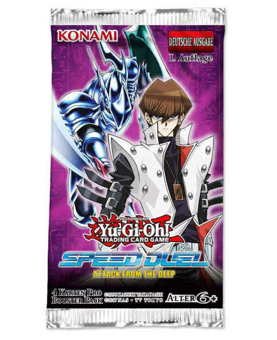 Yu-Gi-Oh! Attack From The Deep - Speed Duel 2 Booster Einzeln Deutsch