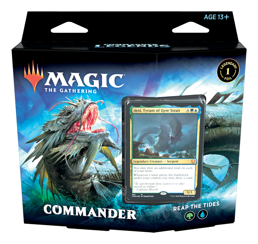 Commander Legenden Commander Deck- Reap The Tides - english