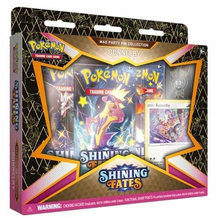 Pokémon SWSH4.5 Shining Fates - Pin Collection Bunnelby - englisch
