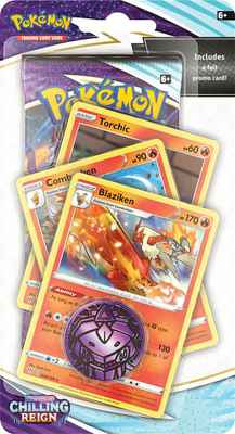 Pokémon SWSH06 - Chilling Reign - Premium Checklane Blister Fire - englisch