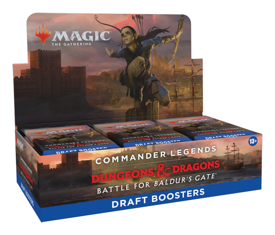 Commander Legends: Battle for Baldur’s Gate - Draft Booster Display (24) - englisch