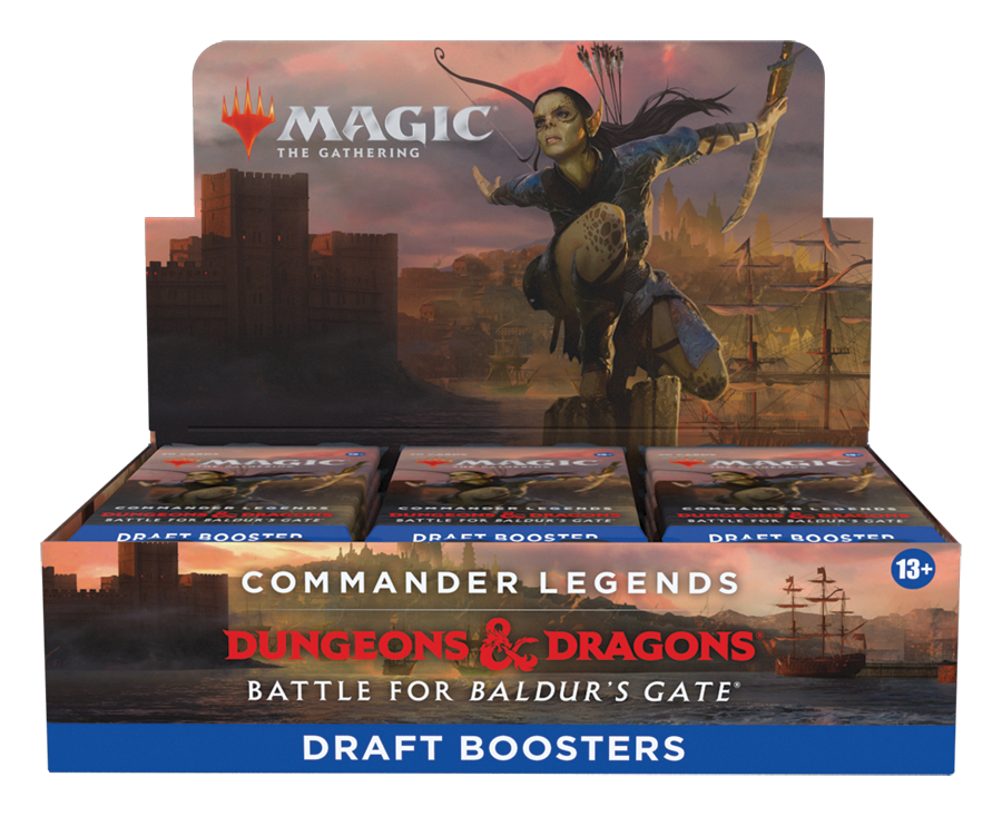 Commander Legends: Battle for Baldur’s Gate - Draft Booster Display (24) - englisch