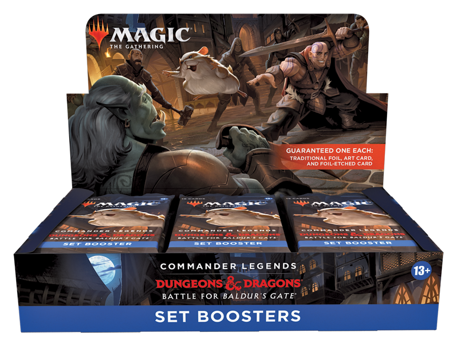 Commander Legends: Battle for Baldur’s Gate - Set Booster Display (18 Booster) - englisch