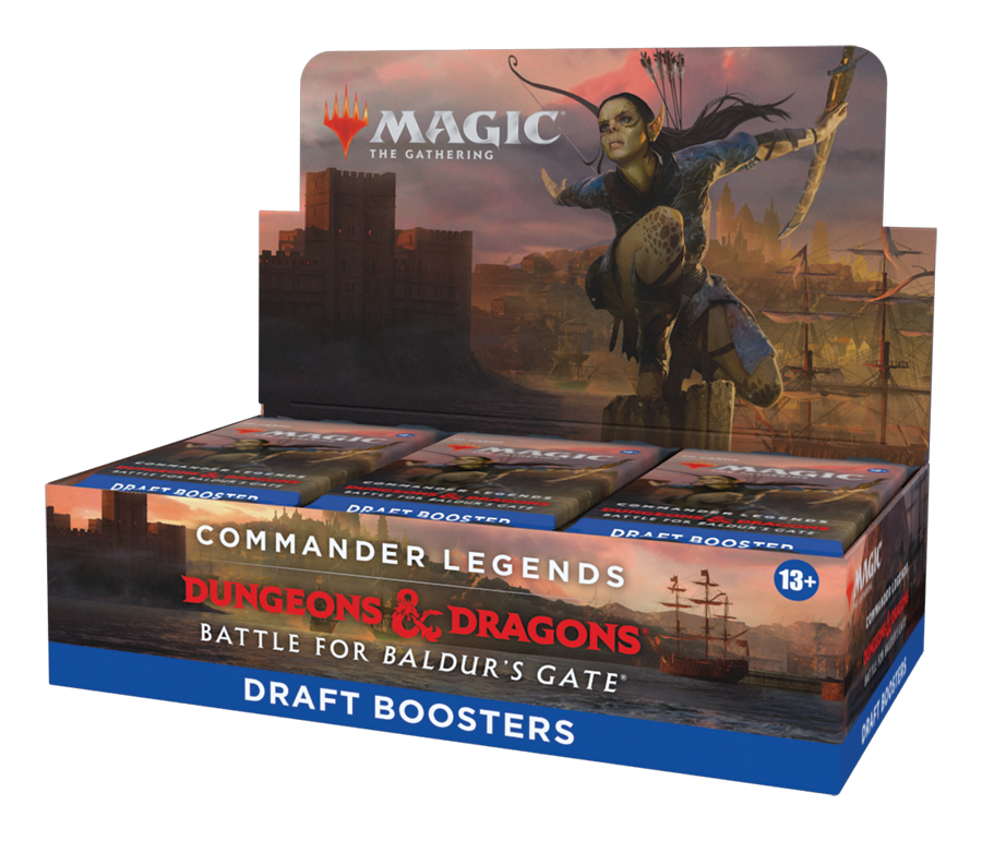 Commander Legends: Battle for Baldur’s Gate - Draft Booster Display (24) - englisch