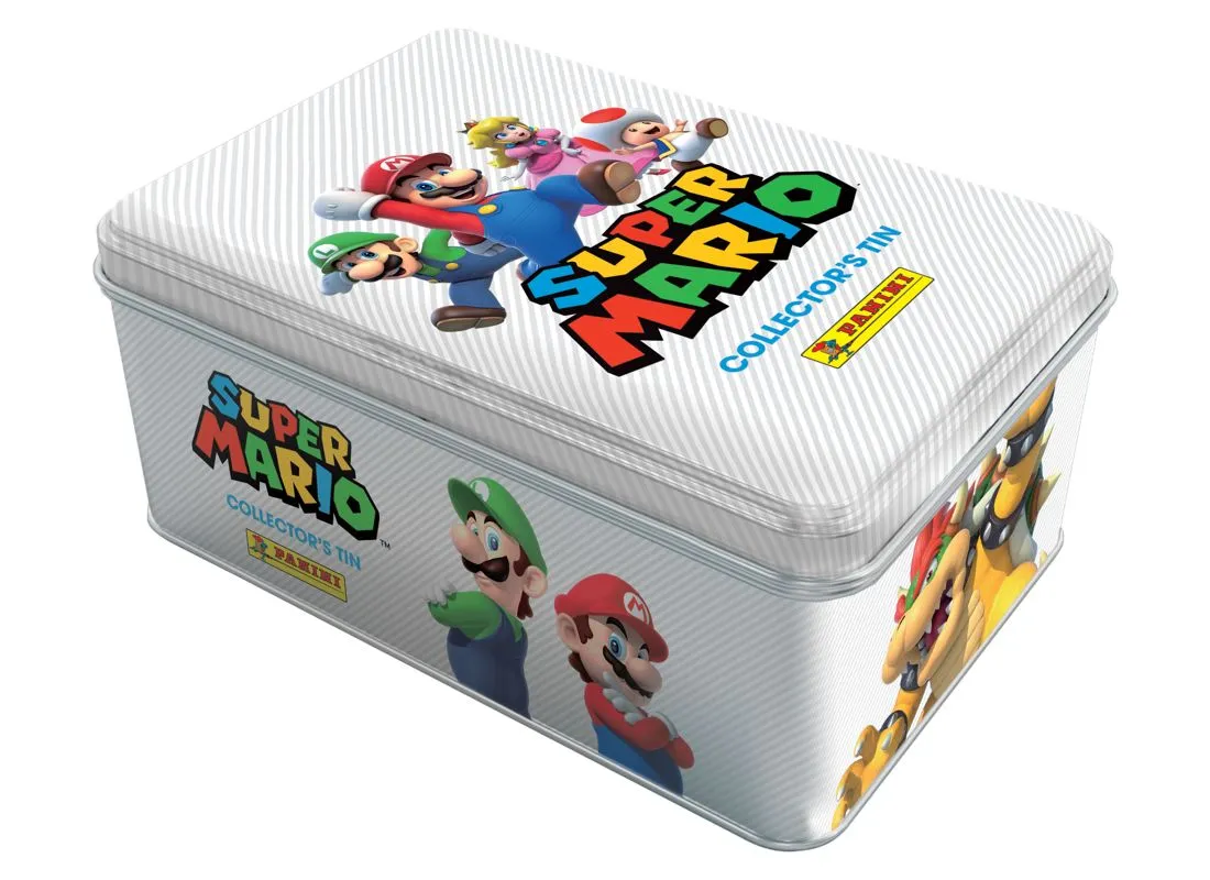 Super Mario Trading Cards - Classic Tin - weiß