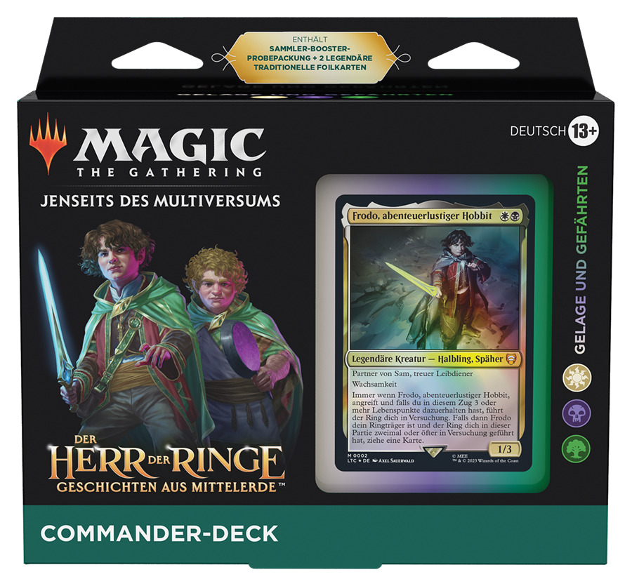 Der Herr der Ringe: Geschichten aus Mittelerde Commander Deck Gelage und Gefährten - deutsch