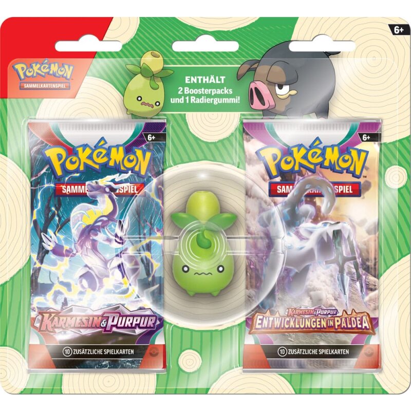 Pokémon TCG - Back to School - Eraser Blister Olini - DE