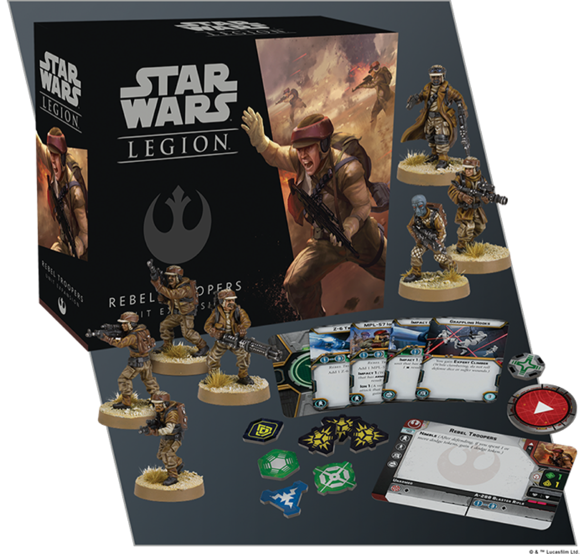 Star Wars: Legion - Rebellentruppen Einheit Erweiterung Deutsch/Englisch