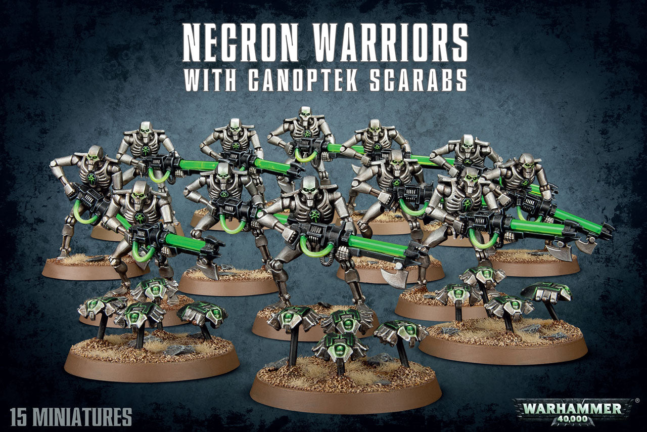 Necron Warriors with Canoptek Scarabs