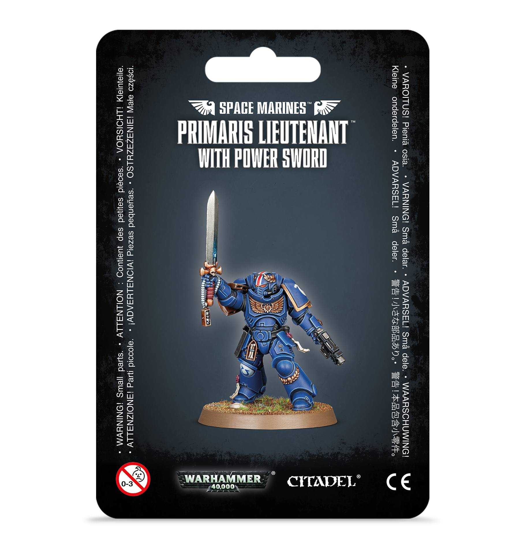 Warhammer 40.000 S/M PRIMARIS LIEUTENANT WITH POWER SWORD