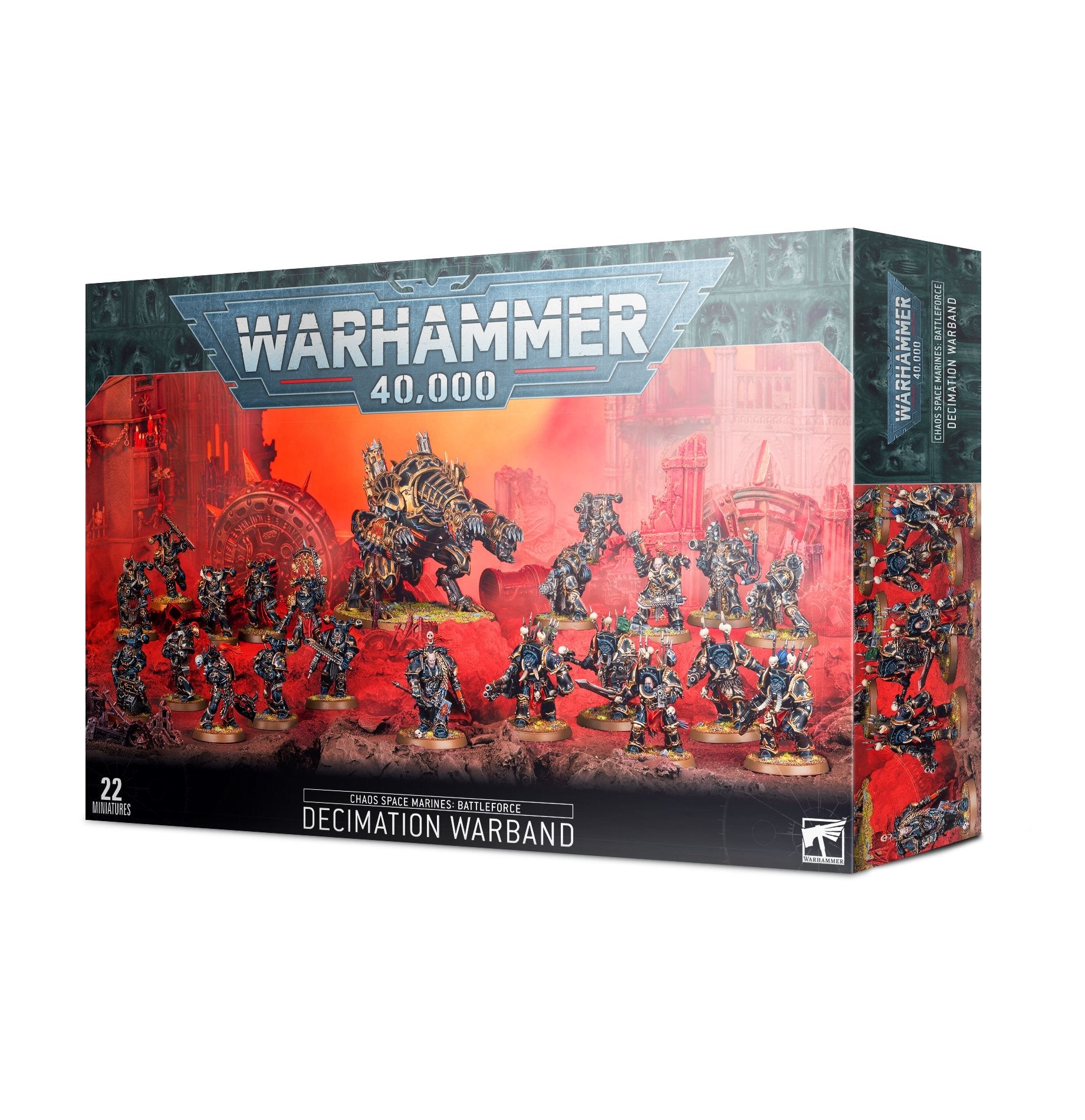 WH40K Battleforce der Chaos Space Marines – Dezimierungskriegerschar