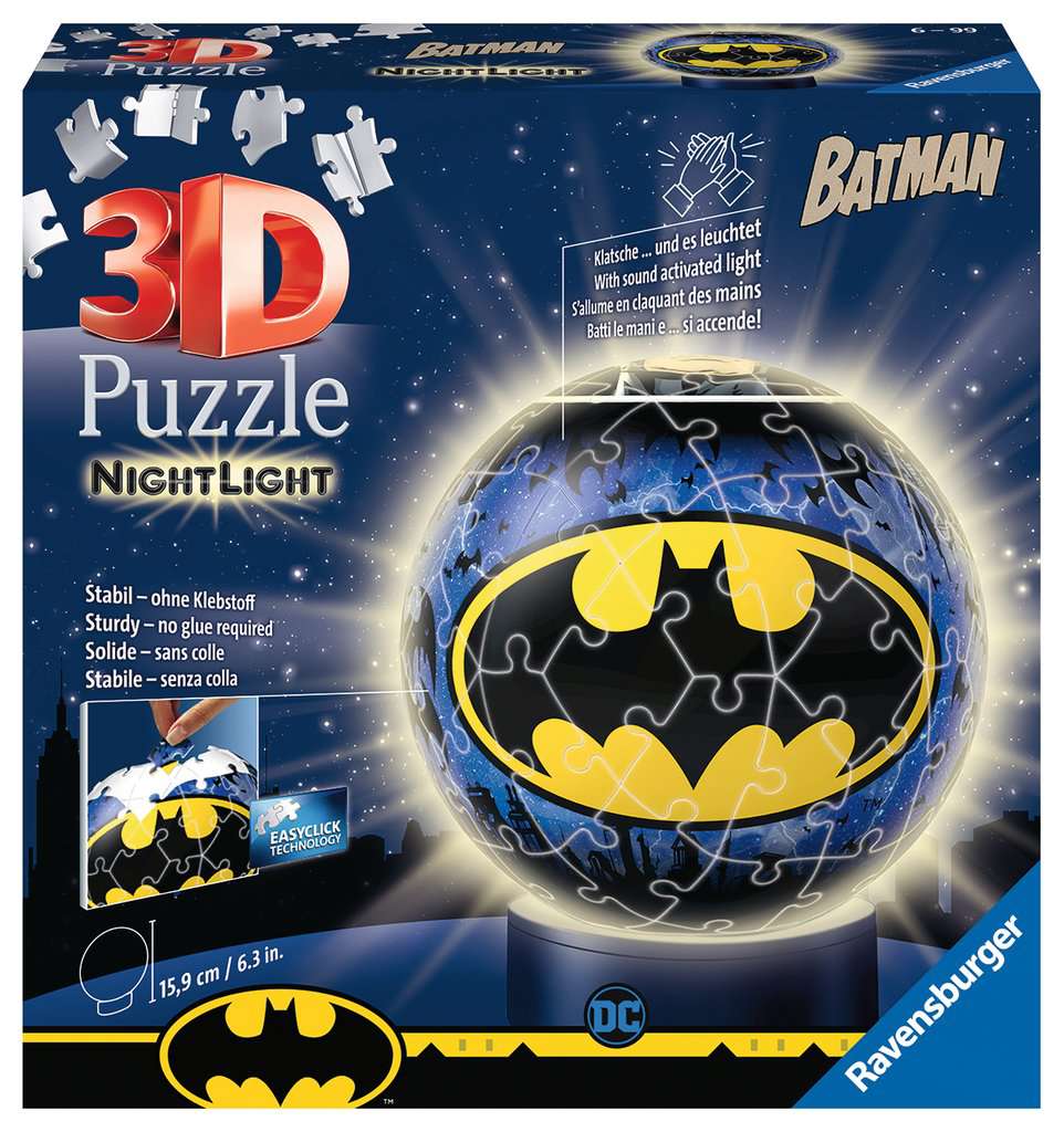 3D Puzzle-Ball- Nachtlicht - Batman