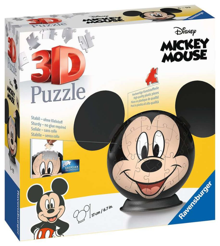 3D Puzzle - Micky Mouse mit Ohren