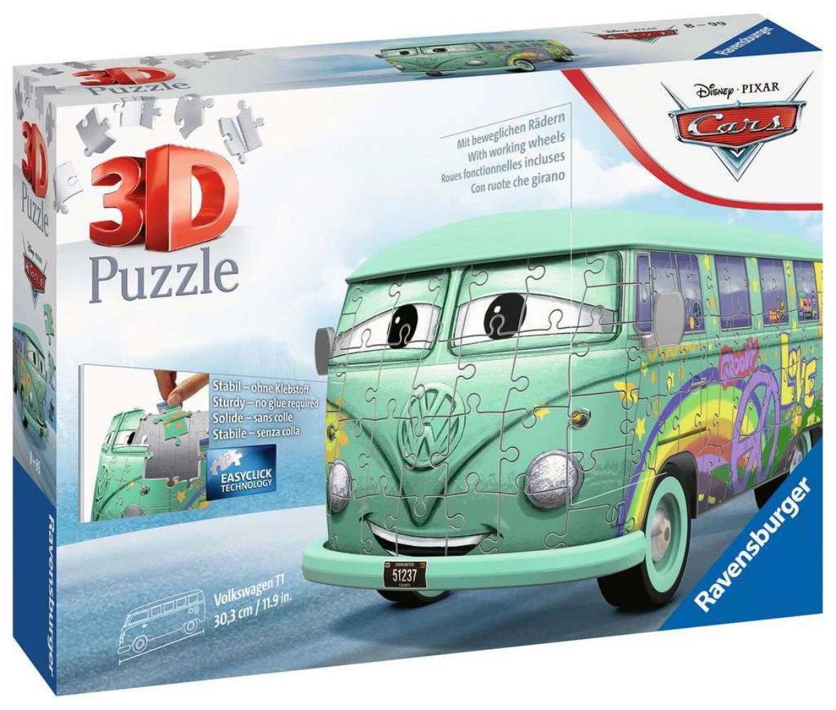 3D Puzzle - Volkswagen T1 Cars Fillmore