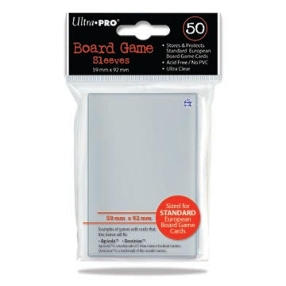Ultra PRO Standard Europäische Brettspielhüllen (50) 59mm x 92mm