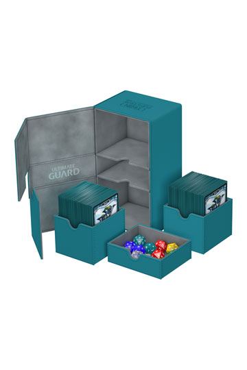 Ultimate Guard Twin Flip'n'Tray 200+ XenoSkin Petrol