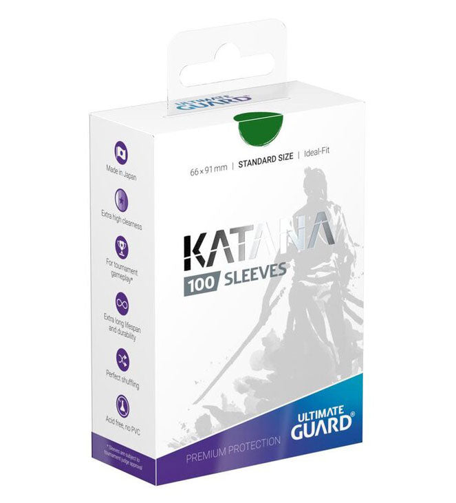 Ultimate Guard Katana Sleeves Standardgröße Grün (100)