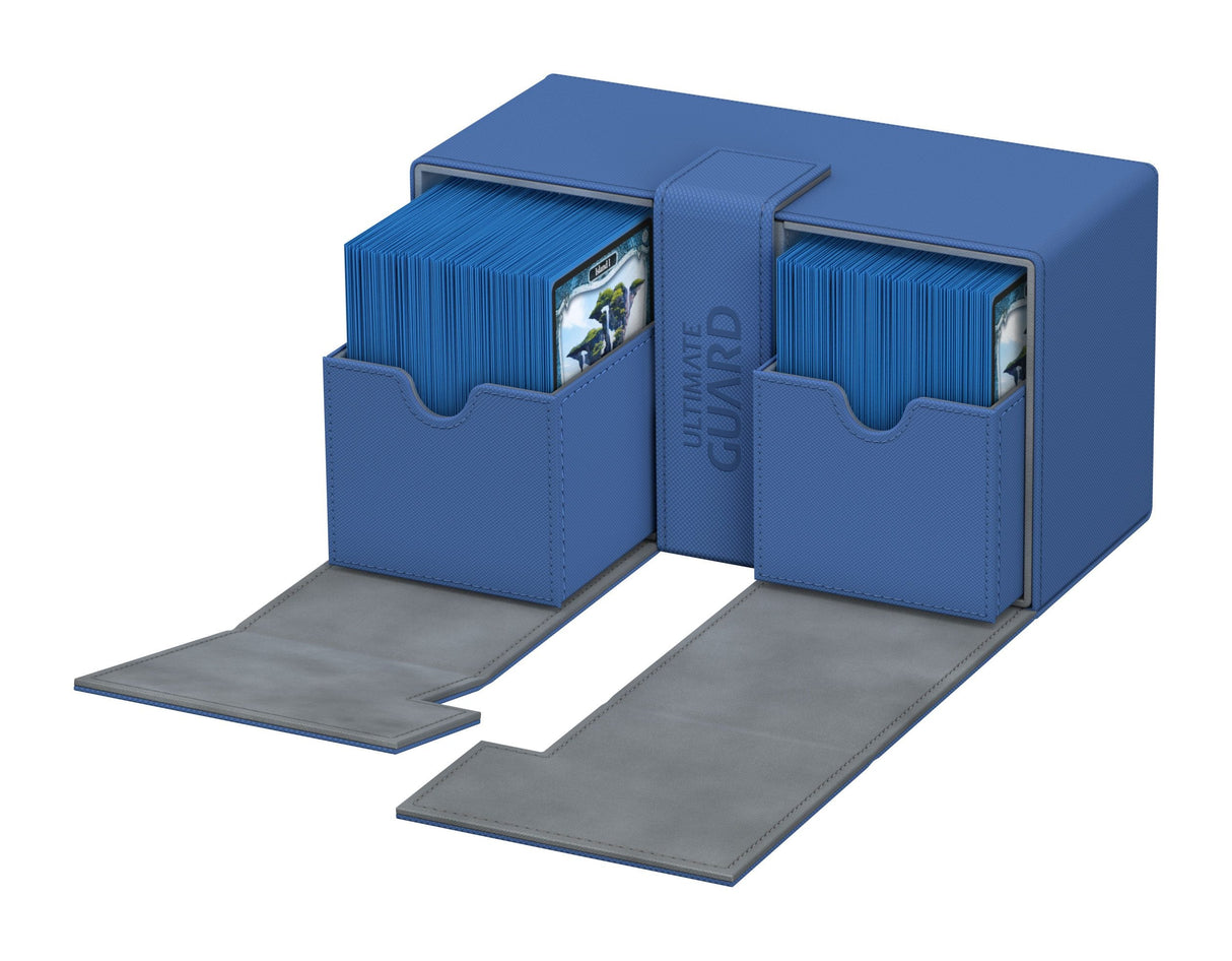 Ultimate Guard Twin Flip'n'Tray 200+ XenoSkin Blau