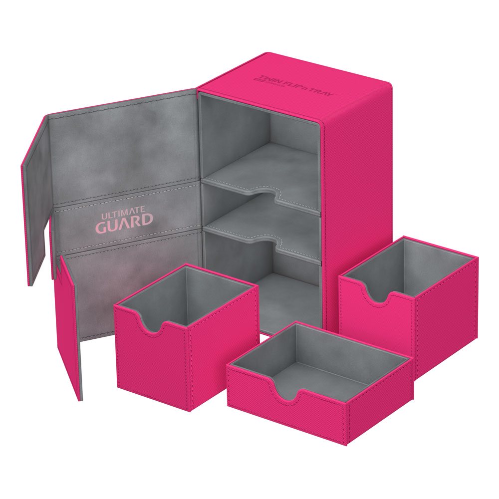 Ultimate Guard Twin Flip'n'Tray 160+ XenoSkin Pink