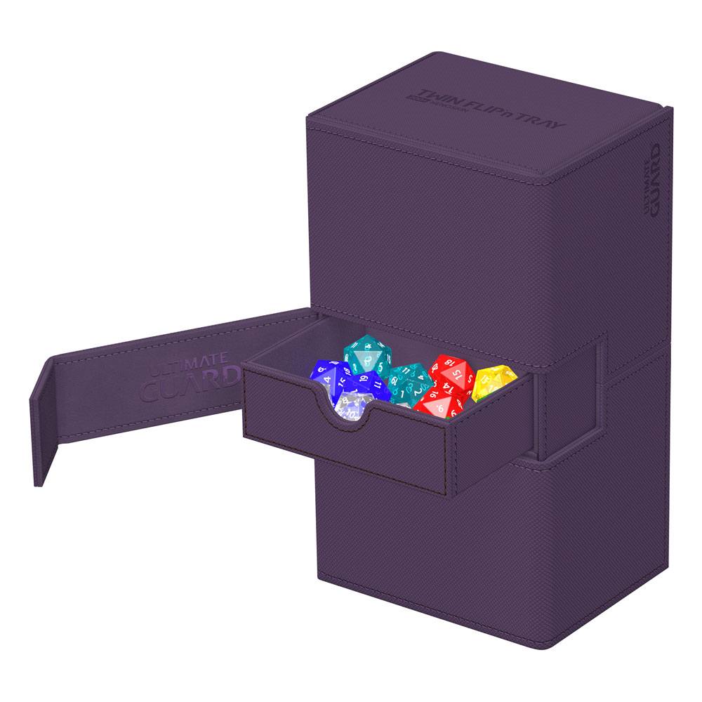 Ultimate Guard Twin Flip`n`Tray 200+ XenoSkin Monocolor Violett