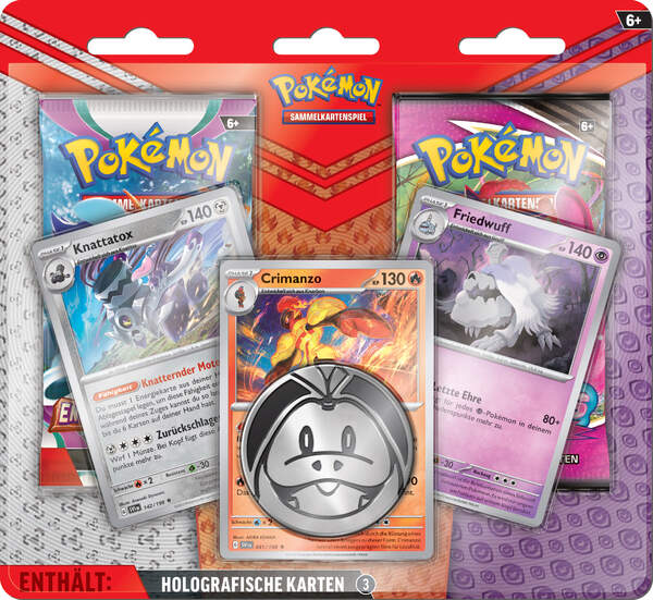 Pokémon Karmesin & Pupur - Enhanced 2-Pack Blister - deutsch