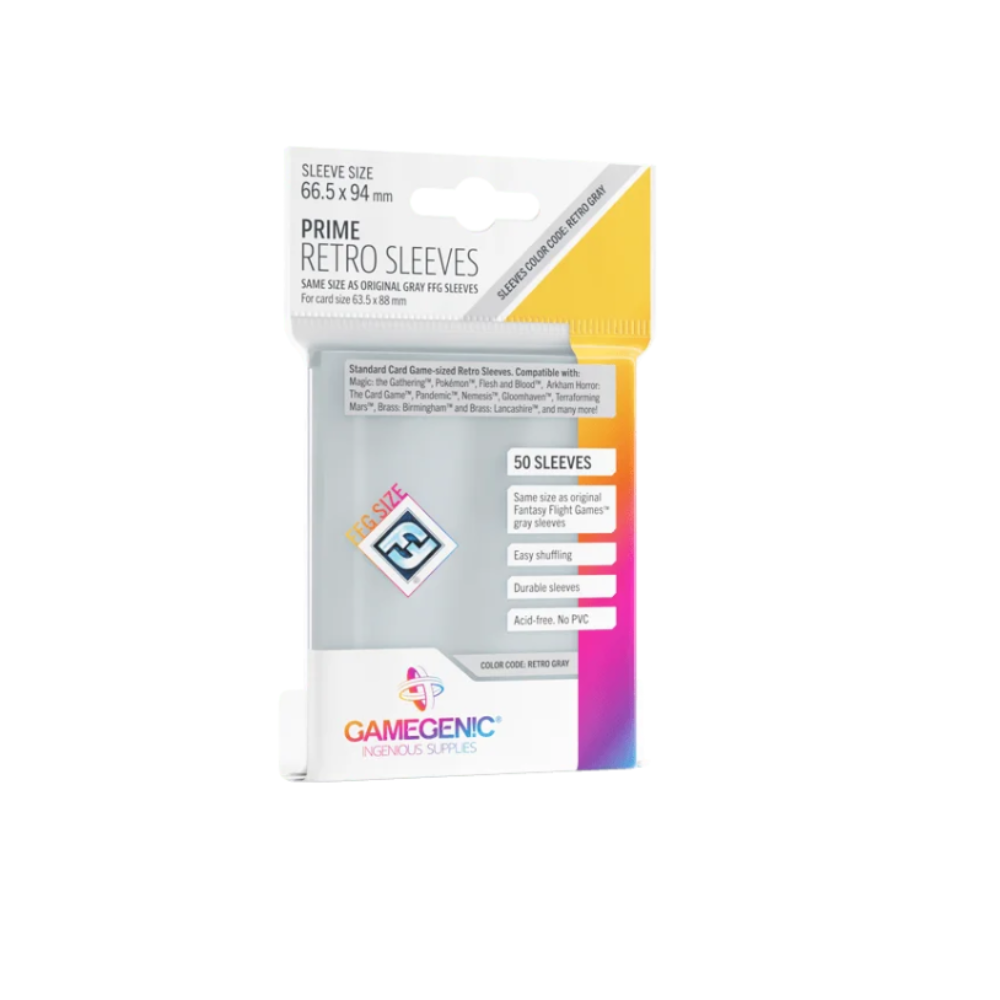 Gamegenic - Prime Board Game Sleeves Retro (66,5 x 94)