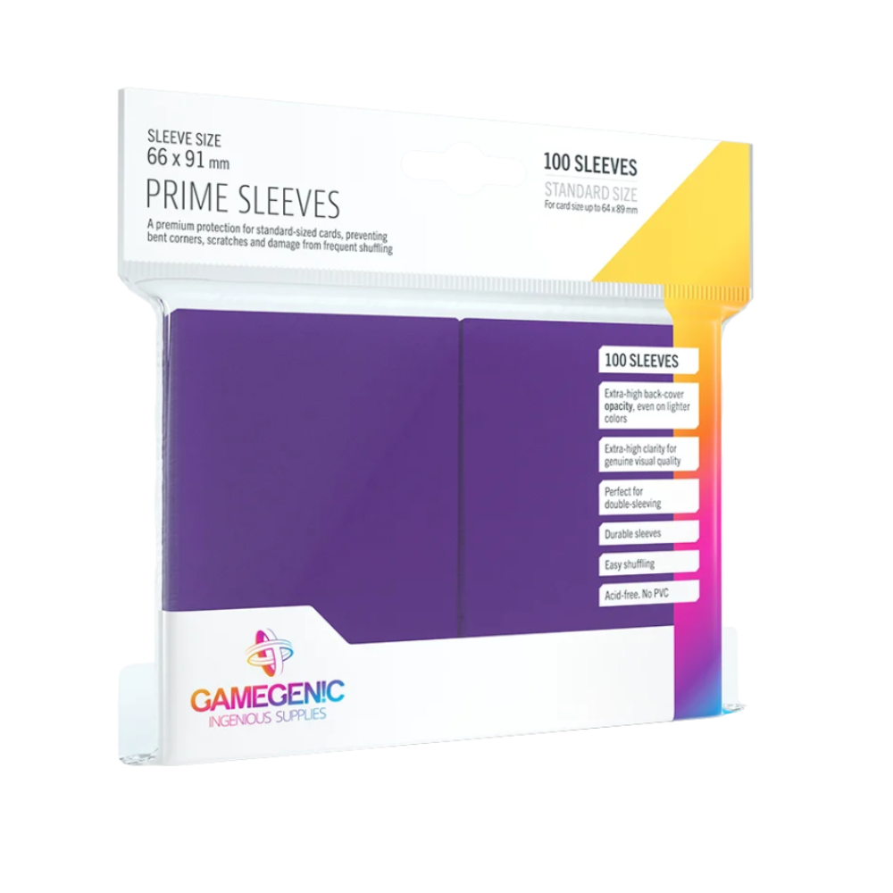 Gamegenic - Prime Sleeves Standard Size (100) Lila