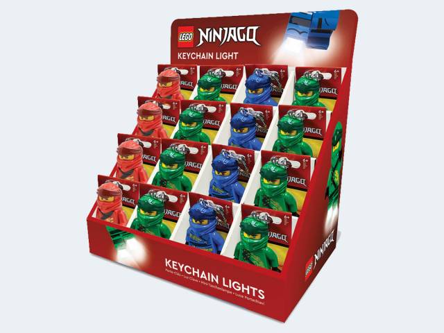 Display LEGO Taschenlampen Ninjago 16T 4f sortiert