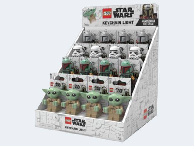Display LEGO Taschenlampen Star Wars Mandalorian