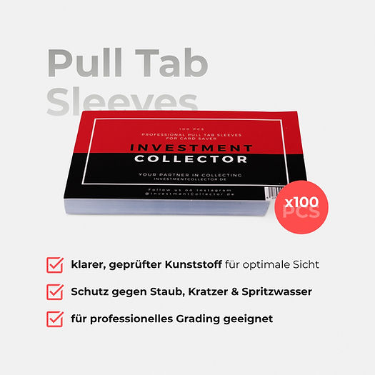 InvestmentCollector Professional Pull Tab Sleeves (100)