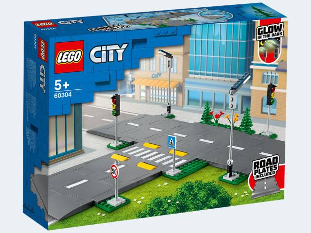 LEGO City Straßenkreuzung mit Ampeln