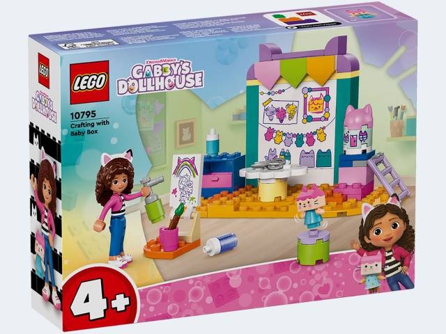 LEGO 4+ Gabbys Dollhouse Bastelspaß mit Baby Box