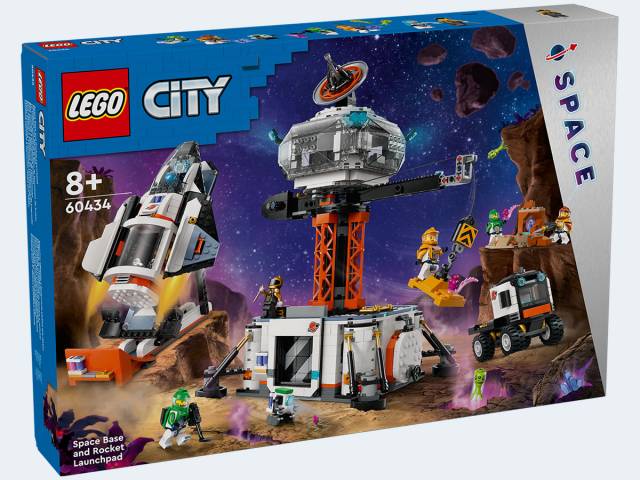 LEGO City Raumbasis mit Startrampe
