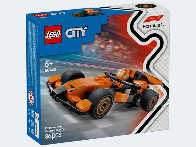 LEGO City Rennfahrer mit McLaren Rennauto