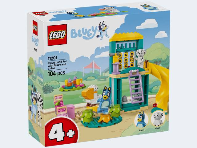 LEGO 4+ Bluey und Chloe auf dem Spielplatz