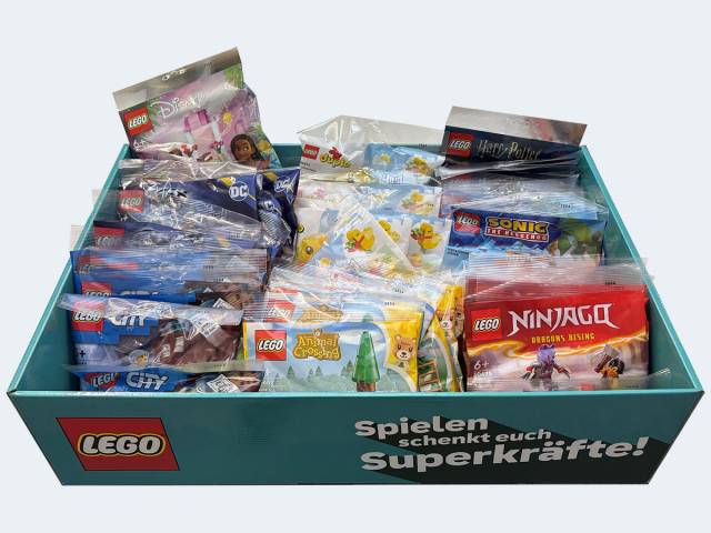 LEGO 51 Bags 8f in Schütte "spielen schenkt Kraft"