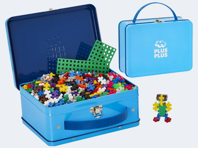 600 Plus Plus Kreativ Bausteine in Metallbox