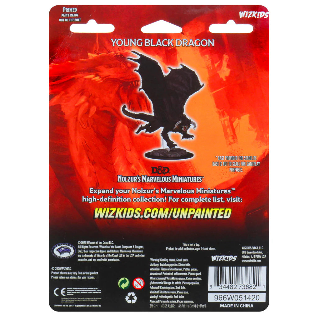 D&D Nolzur's Marvelous Miniatures - Young Black Dragon