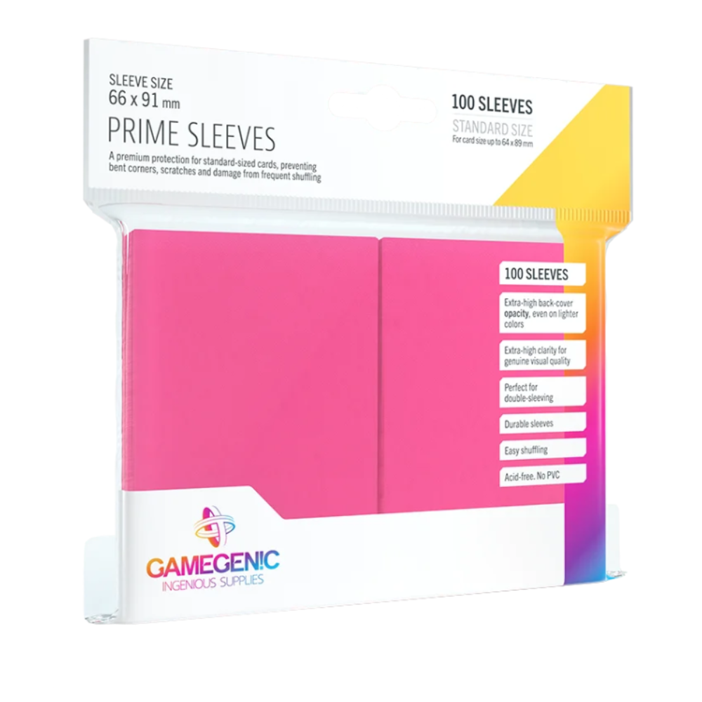 Gamegenic - Prime Sleeves Standard Size (100) Pink
