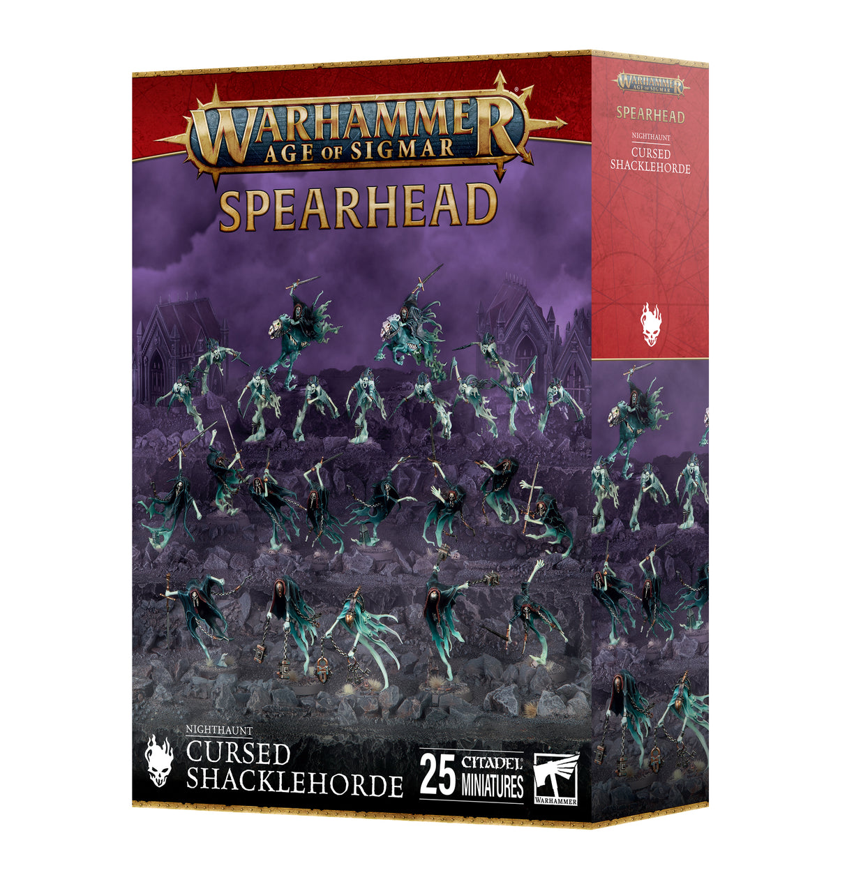 Warhammer Age of Sigmar Nighthaunt Spearhead Cursed Shacklehorde
